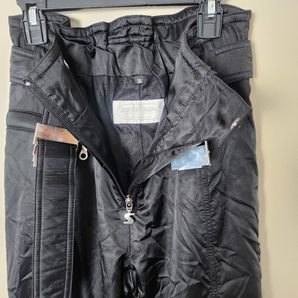 VINTAGE SPORTALM Kitzbühel | Ski / Rave Pants size 36 us size 4 color black - Picture 10 of 13